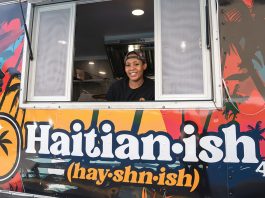 AUTHENTIC FLAVORS: Anne Rabel launched Haitian.ish as a Providence-based catering company in 2023 and opened her food truck, pictured, two years later. PBN PHOTO/STEPHANIE BERNABA