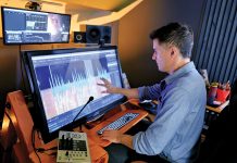 Forensic audio analysts still thrive in AI world A SOUND BUSINESS PLAN: Mark Scetta, owner of Stellar Audio Forensics LLC in Providence, with the equipment he uses to analyze sound recordings for legal cases and other matters.
PBN PHOTO/MICHAEL SALERNO