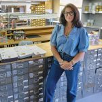 PERSONAL TOUCH: After growing up in the jewelry making business, Rachel Ajaj, owner and designer of Air and Anchor, launched the Cranston-based jewelry manufacturer with her husband in 2020.  PBN PHOTO/MICHAEL SALERNO
