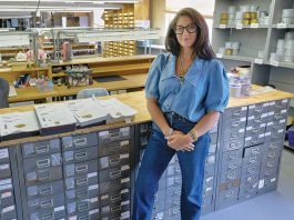 PERSONAL TOUCH: After growing up in the jewelry making business, Rachel Ajaj, owner and designer of Air and Anchor, launched the Cranston-based jewelry manufacturer with her husband in 2020.  PBN PHOTO/MICHAEL SALERNO