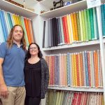 BALANCED APPROACH: Blaine’s Sewing Machine Center owners Kate and Tim Palaski maintain an old-school mentality of supporting the customer and offering unique services while adapting to change with the times. PBN PHOTO/STEPHANIE BERNABA