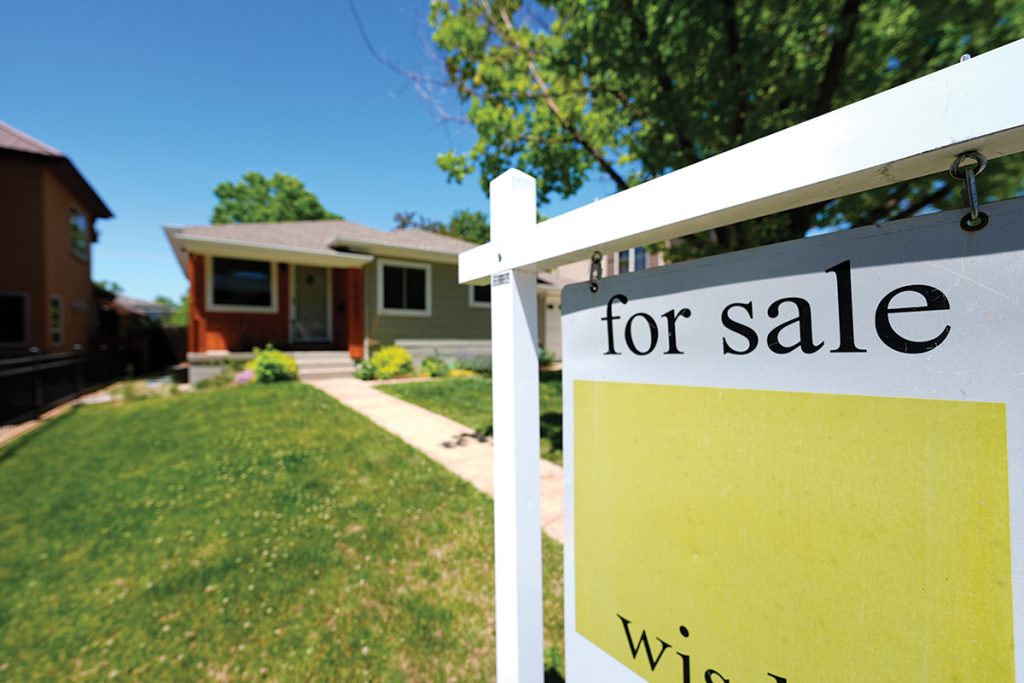 RHODE ISLAND’S home price index increased 3.41% year over year in June, the second-highest growth rate in New England, according to Cotality. / AP FILE PHOTO/DAVID ZALUBOWSKI