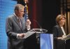 McKee says he’s laid groundwork and is ready to build on results CAMPAIGN PERFORMANCE: Gov. Daniel J. McKee, left, and Helena Bounanno Foulkes face off at a WPRI-TV CBS 12 debate at Rhode Island College on Aug. 18.
COURTESY WPRI-TV CBS 12/COREY WELCH