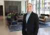 Building an Ecosystem: Glenn Robertelli, executive director of RI Bio, pivoted from co-founding robotics firm Admetsys to growing Rhode Island’s life sciences sector, saying “collaboration, not competition ... wins.”  PBN PHOTO/TRACY JENKINS