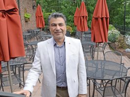 FULFILLING ENDEAVOR: Farouk Rajab, CEO and president of the Rhode Island Hospitality Association, rose from restaurant host to the top job and said what he finds most rewarding is helping develop employees and seeing them become happy and successful.  PBN PHOTO/ELIZABETH GRAHAM