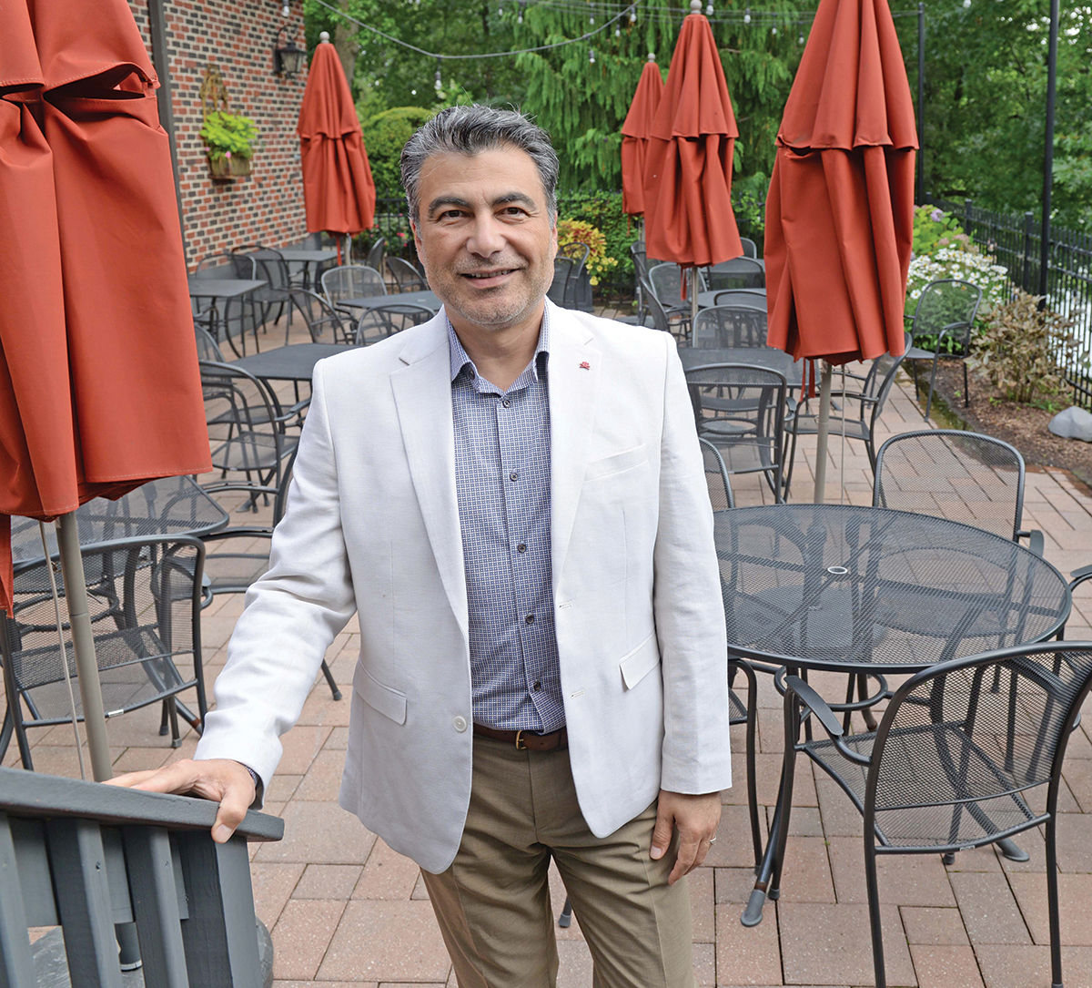 FULFILLING ENDEAVOR: Farouk Rajab, CEO and president of the Rhode Island Hospitality Association, rose from restaurant host to the top job and said what he finds most rewarding is helping develop employees and seeing them become happy and successful.
PBN PHOTO/ELIZABETH GRAHAM FULFILLING ENDEAVOR: Farouk Rajab, CEO and president of the Rhode Island Hospitality Association, rose from restaurant host to the top job and said what he finds most rewarding is helping develop employees and seeing them become happy and successful.
PBN PHOTO/ELIZABETH GRAHAM