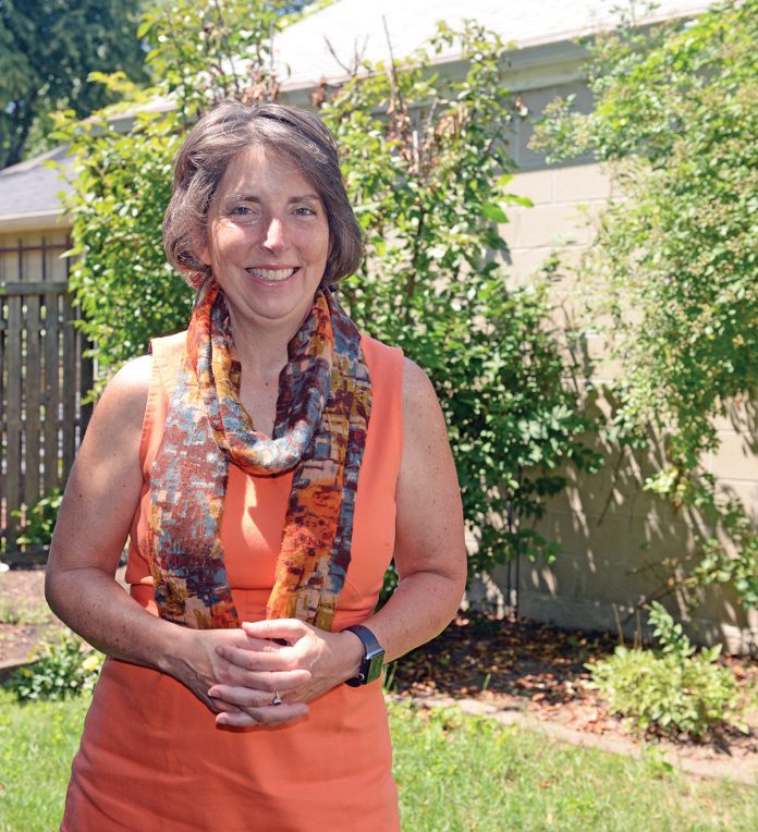 EXPANDED OPERATION: Kelly Nevins, CEO of the Women’s Fund of Rhode Island, has grown the organization from one staffer and a $160,000 budget to seven employees and $800,000.
PBN PHOTO/ELIZABETH GRAHAM EXPANDED OPERATION: Kelly Nevins, CEO of the Women’s Fund of Rhode Island, has grown the organization from one staffer and a $160,000 budget to seven employees and $800,000.
PBN PHOTO/ELIZABETH GRAHAM