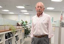 Larry Riggs It’s About People: Larry Riggs, president of Pare Corp. for nearly 40 years, has grown the civil and environmental engineering firm from 10 employees to almost 200, crediting his people’s character and skill.
PBN PHOTO/ELIZABETH GRAHAM