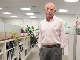 Larry Riggs It’s About People: Larry Riggs, president of Pare Corp. for nearly 40 years, has grown the civil and environmental engineering firm from 10 employees to almost 200, crediting his people’s character and skill.
PBN PHOTO/ELIZABETH GRAHAM