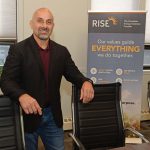 BETTER-PROTECTED: Among his various responsibilities as director of information security at RISE Group Inc., Viken Jawharjian led the company through a switch to a better-protected email system. PBN PHOTO/ELIZABETH GRAHAM