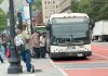 RIPTA lawsuit highlights ‘gray area’ in state law THE CONNECTION: Passengers board an R.I. Public Transit Authority bus recently at Kennedy Plaza in Providence.
PBN PHOTO/CHRISTOPHER ALLEN