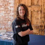 Leading With Vulnerability: Rebecca Twitchell, founder and president of Half Full LLC, has spent 21 years living her “do well, do good” motto, growing the company via its acquisition of Advancing Workplace Excellence and giving back.  PBN PHOTO/TRACY JENKINS