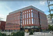 NEW DIGS: The 30,000-square-foot Ocean Sate Labs is located on the fourth floor of 150 Richmond St., Providence. The new building in the 195 District also houses the R.I. Department of Health laboratory.  PBN PHOTO/WILLIAM HAMILTON 