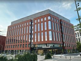 NEW DIGS: The 30,000-square-foot Ocean Sate Labs is located on the fourth floor of 150 Richmond St., Providence. The new building in the 195 District also houses the R.I. Department of Health laboratory.  PBN PHOTO/WILLIAM HAMILTON 
