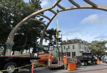 Federal Hill’s La Pigna sculpture removed for storm-damage repairs