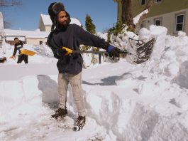R.I. congressional delegates open probe into denial of blizzard disaster relief funding JESUS TORRES shovels out his Cranston driveway after a winter storm dumped about 3 feet of snow across Rhode Island from Feb. 22-23. Rhode Island’s congressional delegation is demanding answers as to why the Trump administration blocked disaster relief funding for the state. / AP FILE PHOTO/CHARLES KRUPA