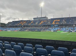 THE UNITED FOOTBALL League is expanding to Rhode Island in 2027. The team will open its home schedule at Centreville Bank Stadium on Friday, April 2, at 8 p.m. on FOX UFL Friday. / PBN FILE PHOTO/JAMES BESSETTE