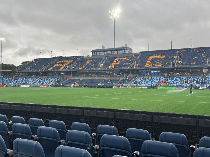CBS THE UNITED FOOTBALL League is expanding to Rhode Island in 2027. The team will open its home schedule at Centreville Bank Stadium on Friday, April 2, at 8 p.m. on FOX UFL Friday. / PBN FILE PHOTO/JAMES BESSETTE