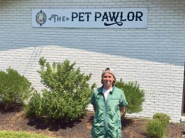 Pet Pawlor dog groomers offer style, comfort LIVING THE DREAM: Courtney Walker opened The Pet Pawlor dog-grooming salon with her wife, Kether Paradise, in Middletown in May.
PBN PHOTO/CHRISTOPHER ALLEN