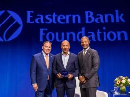 Eastern Bank Foundation honors former Mass. Gov. Deval Patrick