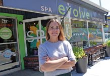 LEVELING UP: Amy Lockaby went from manager to owner of Evolve Apothecary and Spa when former owner Sue Benzuly returned to her nursing career during the COVID-19 pandemic. PBN PHOTO/­ELIZABETH GRAHAM