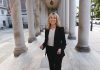 PROCEED WITH CAUTION: Nicole J. Benjamin, an attorney at Adler Pollock & Sheehan PC, says lawyers should fully understand the weaknesses of artificial intelligence chatbots before using them in a professional capacity.  PBN PHOTO/­ELIZABETH GRAHAM