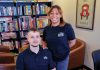 Couple rolls dice on new board game cafe, exceeds capacity on first day open GAME ON: Genesis Sanchez, right, and August Bogner opened The Game House in North Providence in August.
PBN PHOTO/MICHAEL SALERNO