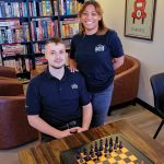 GAME ON: Genesis Sanchez, right, and August Bogner opened The Game House in North Providence in August.  PBN PHOTO/MICHAEL SALERNO