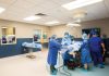 ESSAY: Redefining the Return on Investment in Higher Ed Learn and earn: The high-fidelity simulation surgical space at the New England Institute of Technology’s East Greenwich campus, developed alongside Brown University, allows students to operate digitally on a body. This technology is used in NEIT and Brown University Health’s registered apprenticeship program to provide students a pathway into surgical technology while remaining employed.
COURTESY NEW ENGLAND INSTITUTE OF TECHNOLOGY
