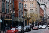 Dreary downtown awaits revival. Dreary downtown awaits revival.