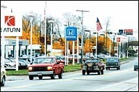 Auto Row in Seekonk-East Providence. Auto Row in Seekonk-East Providence.