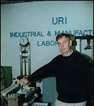 Dr. Winston Knight, professor and department chair of industrial manufacturing, URI