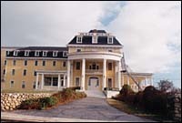 The grand entrance to Ocean Houseon Watch Hill. The grand entrance to Ocean House<br>on Watch Hill.