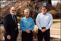 URI scientists Jon Sutinen (L),James Yoder (R) and Scott Nixonof the Ocean Studies Board. URI scientists Jon Sutinen (L),<br>James Yoder (R) and Scott Nixon<br>of the Ocean Studies Board.