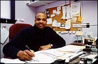 Marecellus Sharpe, owner, C.C.Business Corp. Marecellus Sharpe, owner, C.C.<br>Business Corp.