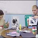 Students from Smithfield HighSchool's entrepreneurship program.(Photo, CCRI)