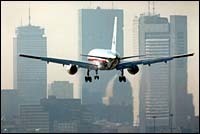 Coming in for a landing at Logan.(Tom Croke) Coming in for a landing at Logan.<br>(Tom Croke)