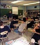 Attentive sutdents of ac-counting at Smithfield High.