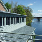 The Gatehouse Restaurant overlookingthe Seekonk River.
