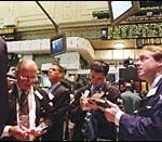 Anxiety on the floor of the New YorkStock Exchange