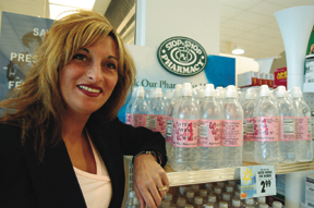 Nancy A. Luzzi, has developed a bottled waterbusiness, Water Works 4 Women. Nancy A. Luzzi, has developed a bottled water<br>business, Water Works 4 Women.