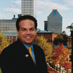 Mayor-elect sees opportunity in city’s challenges Mayor-elect David Cicciline at WaterplacePark in Providence.