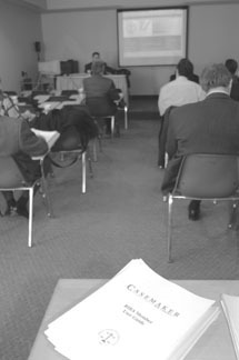 Rhode Island lawyers learn at a recentCasemaker class. Rhode Island lawyers learn at a recent<br>Casemaker class.