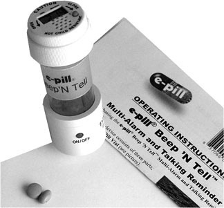 E-Pill's Beep N' Tell reminds patients to take their medication. E-Pill's Beep N' Tell reminds patients to take their medication.