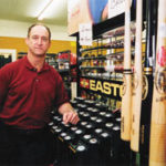 From goal line to bottom line, Grogan quarterbacks store Steve Grogan operates a sporting goods store inMansfield, Mass.