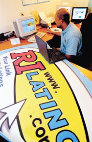 Cesar E. Mullix founded RILatino.com,a Web site focusing on the Hispaniccommunity. Cesar E. Mullix founded RILatino.com,<br>a Web site focusing on the Hispanic<br>community.