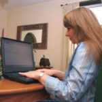 Telecommuting can improve productivity, savings Jill Edwardson, a human resources manager, hastelecommuted for almost three years.