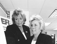 Janice and Maria Gil, co-founders ofProfessional Records and designersof the ER Card.