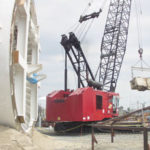 Crews are now assembling the tunnel boring machine.