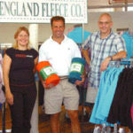 In the fall, profits rise for fleece company N.E. Fleece Company President Peter Jay Moubayedwith employees Susan Gillespie and Jonathan Dow.